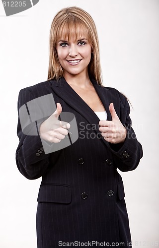 Image of Attractive twenties blonde caucasian woman