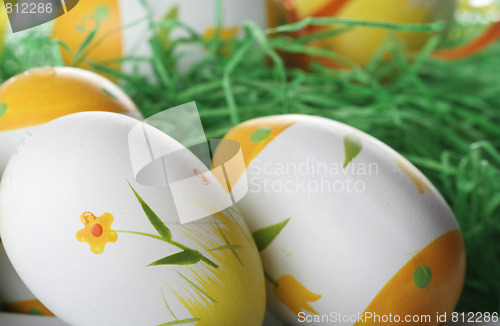 Image of Painted easter eggs 