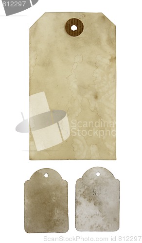 Image of Blank paper tags