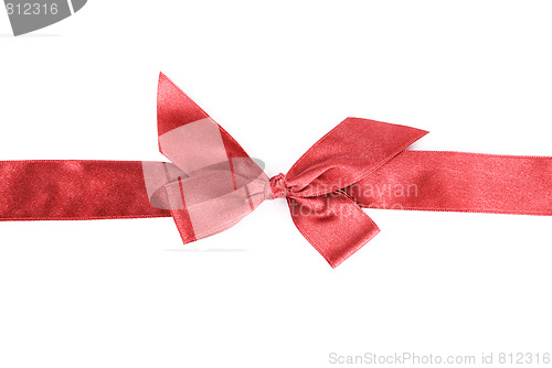 Image of red holiday ribbon