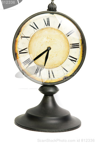 Image of An old vintage clock face