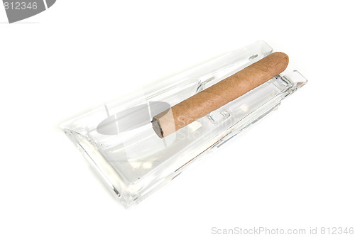 Image of Cigar at ashtray