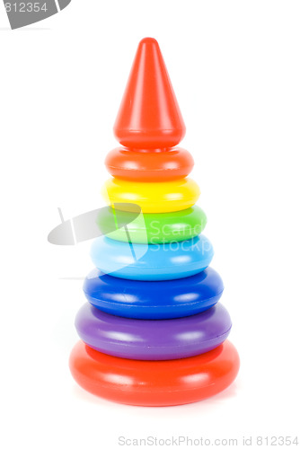 Image of Plastic toy pyramid
