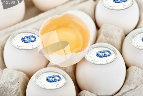 Image of aluminium eggs