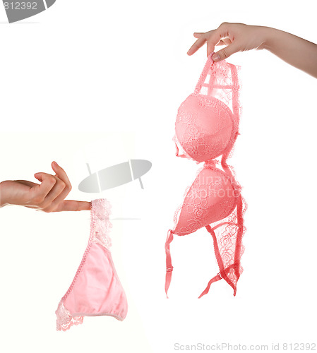 Image of pink lingerie