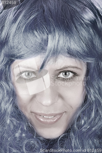 Image of blue girl