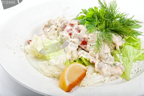 Image of seafood salad