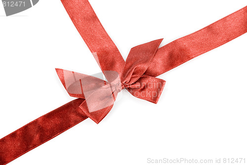 Image of red holiday ribbon