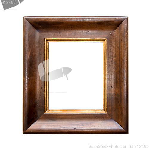Image of antique wooden frame