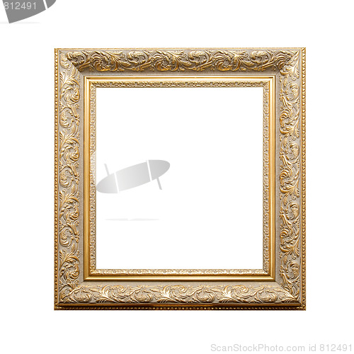 Image of antique golden frame