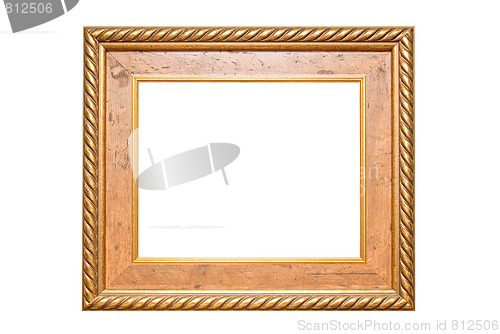 Image of antique golden frame