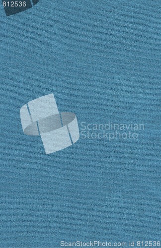 Image of Blue fabric texture