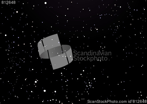 Image of night sky black with stars