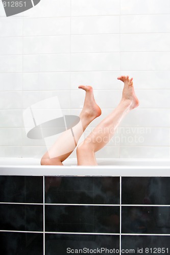 Image of Legs in bath