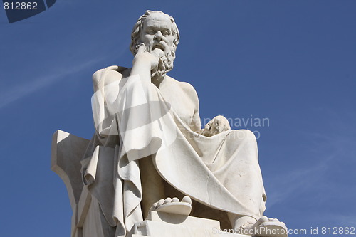 Image of Statue of Socrates in Athens, Greece