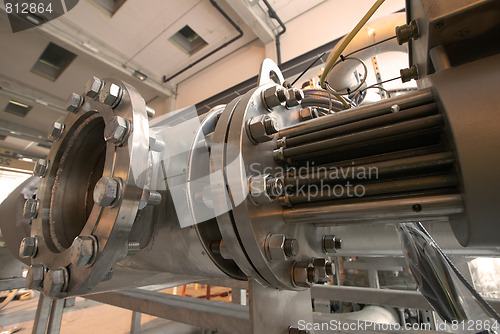 Image of pipes inside eneergy plant    