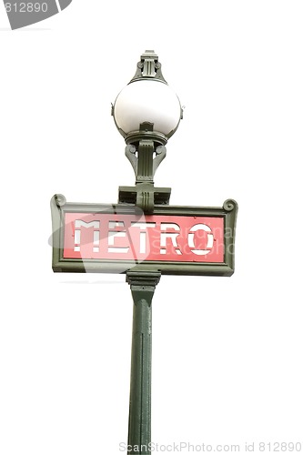 Image of Paris Metro sign