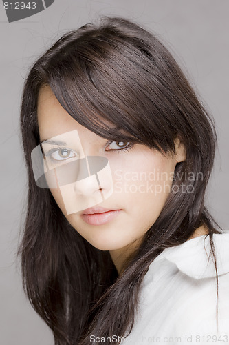 Image of beauty young girl portrait