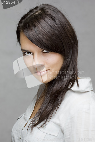 Image of beauty young girl portrait
