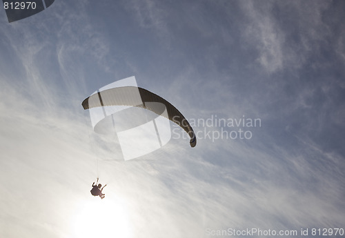 Image of paragliding extreme sport