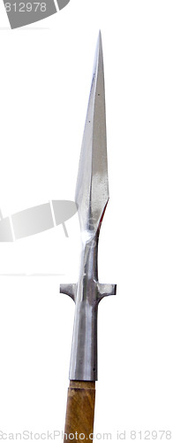 Image of isolated spear weapon