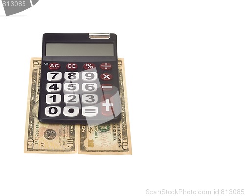 Image of hand calculator