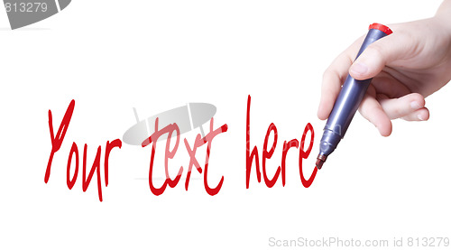 Image of marketing isolated pen