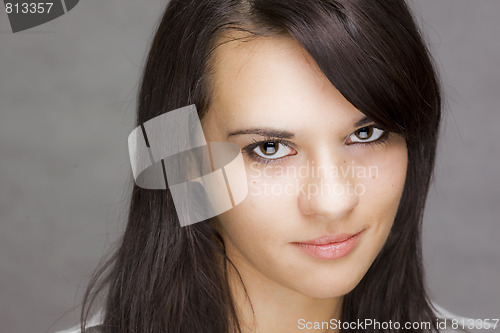 Image of beauty young girl portrait