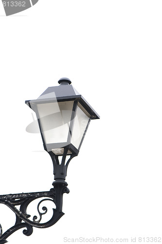 Image of isolated streetlight