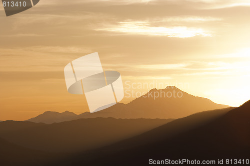 Image of moutain range landscape