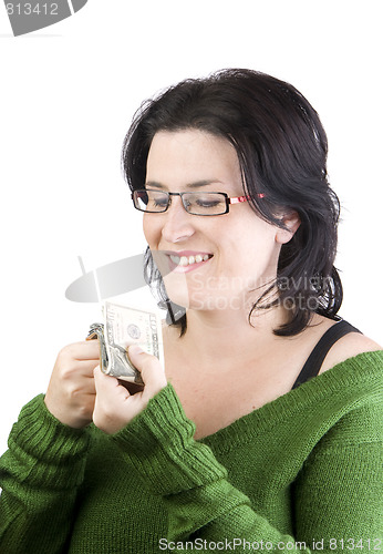 Image of woman money