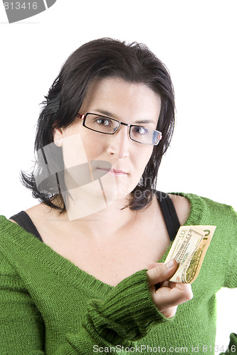 Image of woman money