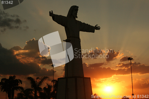 Image of Jesus Silhouette