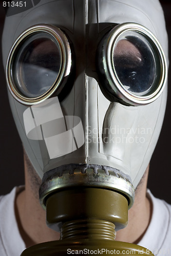 Image of gas mask danger 