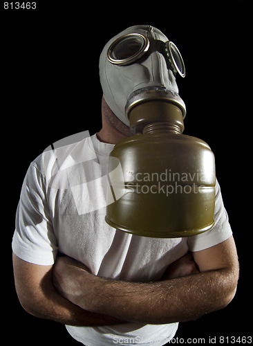 Image of gas mask danger 