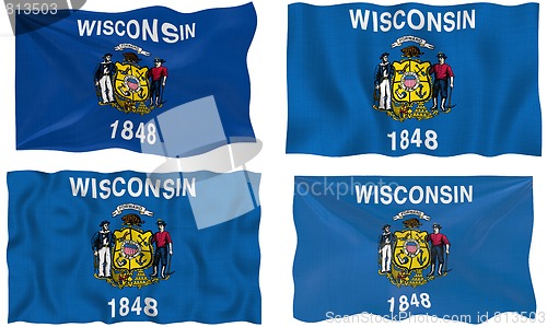 Image of Flag of Wisconsin