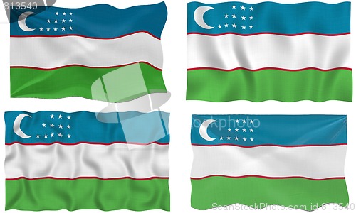 Image of Flag of uzbekistan