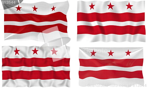 Image of Flag of Washington DC