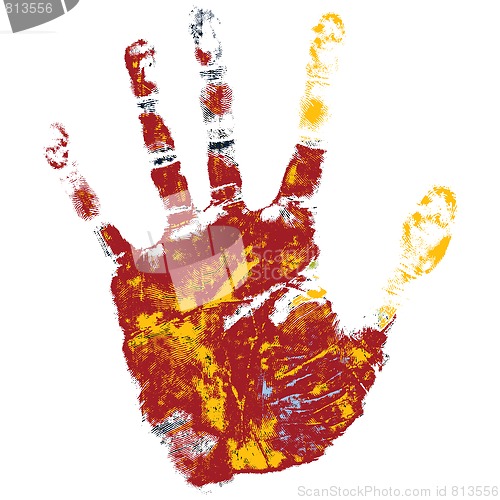 Image of Hand print 