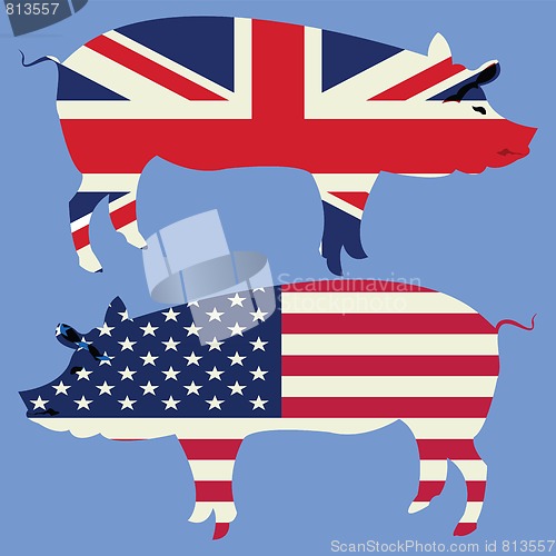 Image of Brittish and American