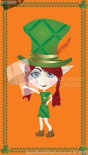 Image of leprechaun card