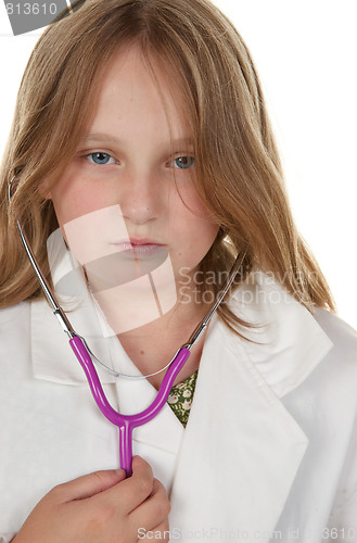 Image of young girl wants to be a doctor