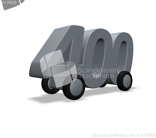 Image of four hundred on wheels