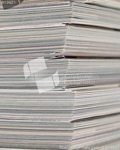 Image of magazines texture