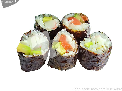 Image of Japanese sushi seafood 