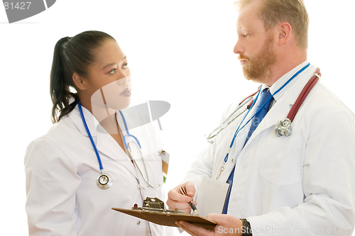 Image of Two doctors in discussion