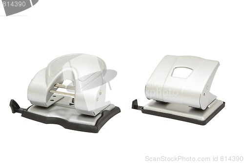 Image of two hole punchers isolated