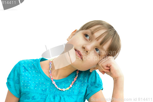 Image of daydreaming girl