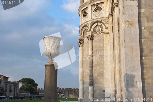 Image of Architectural Detail of Piazza dei Miracoli, Pisa, Italy