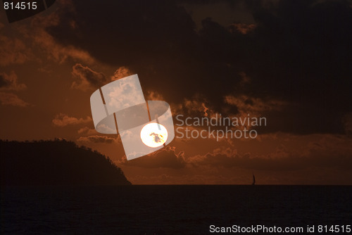 Image of Sunset in the Whitsunday Islands